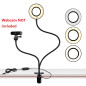Support d’éclairage de Webcam pour Live Stream, éclairage annulaire avec support de webcam pour Logitech C920s StreamCam,C925e, 