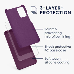 kwmobile Housse Compatible avec Xiaomi Redmi Note 11 Pro/Note 11 Pro (5G) / Note 12 Pro (4G) Coque - Housse de téléphone Protect