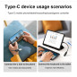 Fertuo Type C Mâle vers USB 3.1 Femelle Host OTG Câble Compatible avec Samsung Galaxy Tab A11 / A9 / A8 / A7 / S11 / S10+ / S9 / Fertuo Type C Mâle vers USB 3.1 Femelle Host OTG Câble Compatible avec Samsung Galaxy Tab A11 / A9 / A8 / A7 / S11 / S10+ / S9 /