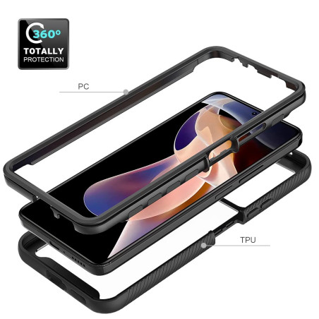 XINNI Coque pour Xiaomi Redmi Note 11 Pro+ 5G(Note 11 Pro Plus) Antichoc Housse avec Protège écran, 360 Degrés Full Body Etui So