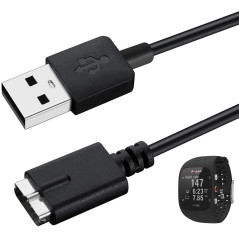 PHONILLICO Chargeur Compatible avec Polar M430 - Cable USB 100cm Remplacement Adaptateur Charge Montre GPS