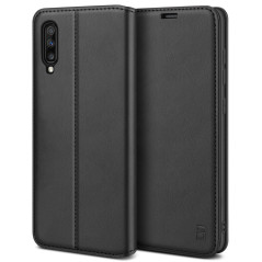BEZ Coque Samsung A70, Etui Housse pour Samsung Galaxy A70 en Cuir Premium Flip Case Portefeuille, à Rabat avec Porte-Cartes de