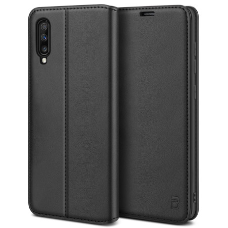 BEZ Coque Samsung A70, Etui Housse pour Samsung Galaxy A70 en Cuir Premium Flip Case Portefeuille, à Rabat avec Porte-Cartes de