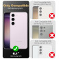 Dexnor Coque de Protection complète pour Samsung Galaxy S23 【Double Cadre Avant et Support】, Technologie Amortisseur, Protection Dexnor Coque de Protection complète pour Samsung Galaxy S23 【Double Cadre Avant et Support】, Technologie Amortisseur, Protection