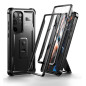 Dexnor Coque de Protection Robuste pour Samsung Galaxy S23 Ultra - Double Cadre Avant et Support - Technologie d'amortissement -