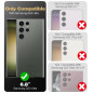 Dexnor Coque de Protection Robuste pour Samsung Galaxy S23 Ultra - Double Cadre Avant et Support - Technologie d'amortissement -