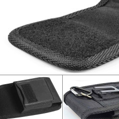 Housse de Ceinture Étui Téléphone en Nylon pour Xiaomi Redmi 13 A3x Note 13R A3 Note 13 Pro K70 Pro 13C K60 Ultra Sac Clip Boucl