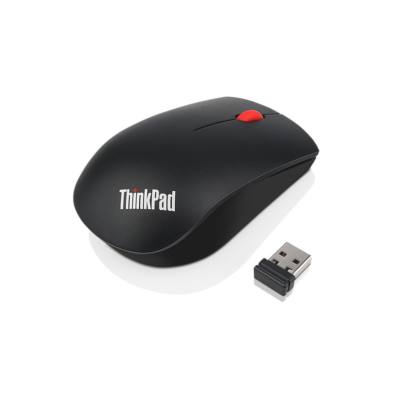 Lenovo THINKPAD Essential WRLS Mouse 4X30M56887 Gris/Rouge