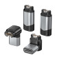 RUXELY Adaptateur USB C vers Gar/Min 4Pack,90 Degrés Câble Watch Chargeur Type C Connecteur Compatible avec Garmin Montre Fenix RUXELY Adaptateur USB C vers Gar/Min 4Pack,90 Degrés Câble Watch Chargeur Type C Connecteur Compatible avec Garmin Montre Fenix