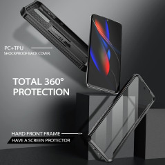 Dexnor Coque pour Samsung S20, Protection d'écran intégrée et béquille, Protection de qualité Militaire résistante aux Chocs pou