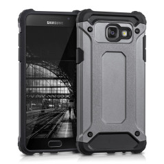 kwmobile Coque Compatible avec Samsung Galaxy A5 (2016) - Housse de Protection Hybride pour Téléphone en Transformers Anthracite
