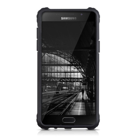 kwmobile Coque Compatible avec Samsung Galaxy A5 (2016) - Housse de Protection Hybride pour Téléphone en Transformers Anthracite