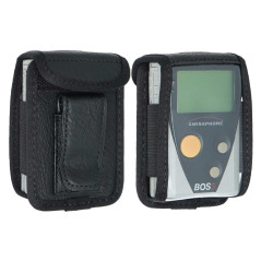 caseroxx Sac Cuir avec Clip Ceinture pour Swissphone Boss 900-935 en Cuir veritable, Housse de Protection à Porter à la Ceinture