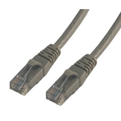 MCL Samar FCC6AM-5M Cordon de brassage RJ45 CAT6 A U/UTP 5m Gris