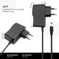 LEYF Alimentation Universelle 5V 2A DC, AC 100-240V 50/60Hz, Adaptateur, Alimentation Enfichable/Longueur de câble 115cm (fiche LEYF Alimentation Universelle 5V 2A DC, AC 100-240V 50/60Hz, Adaptateur, Alimentation Enfichable/Longueur de câble 115cm (fiche
