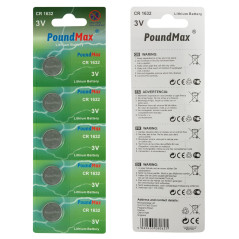 Pile bouton 5 x CR1632