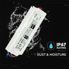 V-TAC Transformateur LED 30W 12V 2.5A avec 1 Sortie - Adaptateur Alimentation Rubans LED - Transformateur de Plastique pour Appa