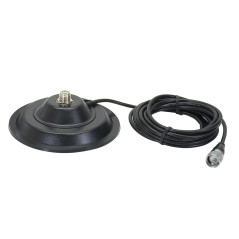 Support magnétique pour antenne CB PNI 145/PL, 145 mm, câble RG58 4 m et connecteur PL259