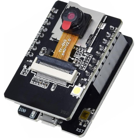XTVTX ESP32-CAM Carte WiFi Bluetooth ESP32-CAM-MB Micro USB vers port série avec module appareil photo OV2640 2 MP double mode c