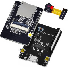 XTVTX ESP32-CAM Carte WiFi Bluetooth ESP32-CAM-MB Micro USB vers port série avec module appareil photo OV2640 2 MP double mode c