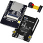 XTVTX ESP32-CAM Carte WiFi Bluetooth ESP32-CAM-MB Micro USB vers port série avec module appareil photo OV2640 2 MP double mode c XTVTX ESP32-CAM Carte WiFi Bluetooth ESP32-CAM-MB Micro USB vers port série avec module appareil photo OV2640 2 MP double mode c