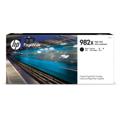 HP 982X PageWide Cartouche d'encre noir grande capacité Authentique (T0B30A) pour HP PageWide Entreprise 765 / 780 / 785
