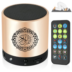 Anlising USB Haut-Parleur Numérique du Coran Lecteur MP3,Traducteur Remote Control Speaker, Portable Rechargeable avec Télécomma