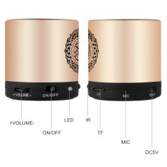 Anlising USB Haut-Parleur Numérique du Coran Lecteur MP3,Traducteur Remote Control Speaker, Portable Rechargeable avec Télécomma
