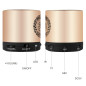 Anlising USB Haut-Parleur Numérique du Coran Lecteur MP3,Traducteur Remote Control Speaker, Portable Rechargeable avec Télécomma
