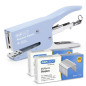 Rapesco 1355A Pince Agrafeuse Classique Porpoise avec 10.000 Agrafes de type 26/8 mm, Capacité de 45 Feuilles, Bleu Clair Rapesco 1355A Pince Agrafeuse Classique Porpoise avec 10.000 Agrafes de type 26/8 mm, Capacité de 45 Feuilles, Bleu Clair