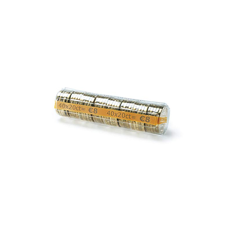 Monetique L250TC020 Paquet de 250 étuis monnaie 0,20 euro