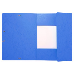 Exacompta - Réf. 17105H - Carton de 25 chemises à élastiques - pochettes 3 rabats Maxi capacity - en carte lustrée - dimensions