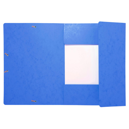 Exacompta - Réf. 17105H - Carton de 25 chemises à élastiques - pochettes 3 rabats Maxi capacity - en carte lustrée - dimensions