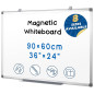 Swansea Tableau blanc magnétique 60x90cm, Tableau blanc effacable magnetique bureau, avec cadre en aluminium et porte-marqueurs, Swansea Tableau blanc magnétique 60x90cm, Tableau blanc effacable magnetique bureau, avec cadre en aluminium et porte-marqueurs,