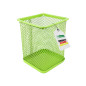 D.RECT Pot à crayons carré en métal | Porte-stylo cube en métal | Gobelet multifonction pour stylo à bille | conception de maill D.RECT Pot à crayons carré en métal | Porte-stylo cube en métal | Gobelet multifonction pour stylo à bille | conception de maill