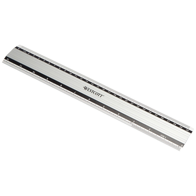 Westcott E-10191 00 Règle en aluminium 30 cm