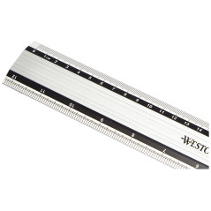 Westcott E-10191 00 Règle en aluminium 30 cm