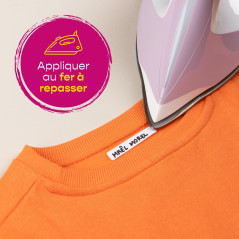 Avery - 40 Pièces Etiquette Vetement Enfant Vierge Thermocollantes Inscriptibles Blanche 0,9 x 5,2 cm - Lavables Jusqu'à 60°C, r