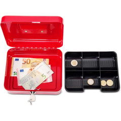 MAUL Caisse à monnaie Midi 20 x 17 x 9 cm Rouge