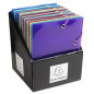Exacompta - Réf. 50700E - Carton de 25 chemises à élastiques Crystal pour format pocket - pochette 3 rabats - en polypropylène h Exacompta - Réf. 50700E - Carton de 25 chemises à élastiques Crystal pour format pocket - pochette 3 rabats - en polypropylène h