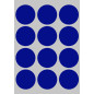 Royal Green Gommettes Étiquettes Autocollantes Rondes - Bleu - Environ 4cm (38mm) - 15 Feuilles - Paquet de 180 Royal Green Gommettes Étiquettes Autocollantes Rondes - Bleu - Environ 4cm (38mm) - 15 Feuilles - Paquet de 180