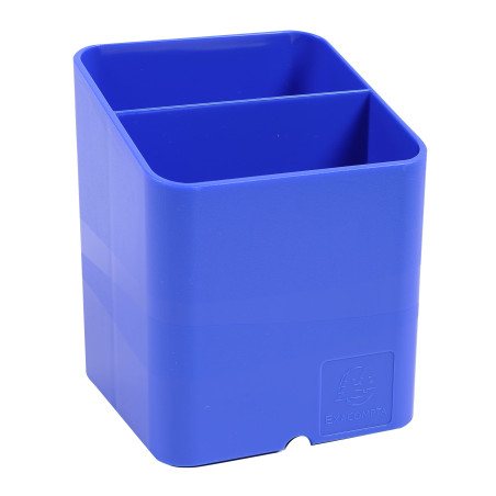 Exacompta - Réf. 67779D - carton de 10 Pots à crayons PEN-CUBE Iderama - Avec 2 compartiments de taille et de hauteur différente