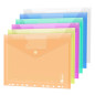 24 Pochette Plastique A4-6 Couleurs des Pochettes Transparentes pour Classer les Documents avec Pochette à Étiquettes, Pochette 24 Pochette Plastique A4-6 Couleurs des Pochettes Transparentes pour Classer les Documents avec Pochette à Étiquettes, Pochette
