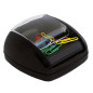Pavo - Distributeur de trombones avec rouleau magnétique , 20 trombones inclus / 9 x 8,4 x 4,5 cm / Noir Pavo - Distributeur de trombones avec rouleau magnétique , 20 trombones inclus / 9 x 8,4 x 4,5 cm / Noir