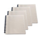 TUKA-i-AKUT 4pcs A4 Reliure Protège-Documents, pour 80 feuilles, 40 Pochettes Transparentes, PP Chemise Poche, Affichage Livre P TUKA-i-AKUT 4pcs A4 Reliure Protège-Documents, pour 80 feuilles, 40 Pochettes Transparentes, PP Chemise Poche, Affichage Livre P