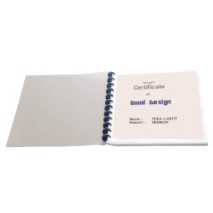 TUKA-i-AKUT 4pcs A4 Reliure Protège-Documents, pour 80 feuilles, 40 Pochettes Transparentes, PP Chemise Poche, Affichage Livre P