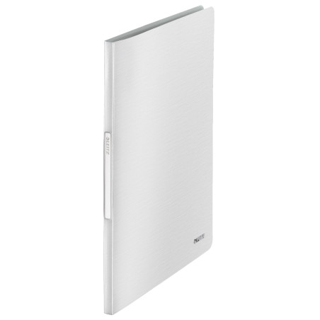 Leitz Reliure Protège-Documents A4, 20 Pochettes, 40 Pages, Pochettes Transparentes, Blanc, Style, 39580004