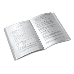 Leitz Reliure Protège-Documents A4, 20 Pochettes, 40 Pages, Pochettes Transparentes, Blanc, Style, 39580004