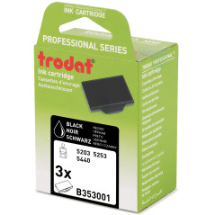 Cassette d'encrage Professional Line Trodat 6/53A - Blister de 3