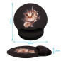CHUQING Tapis de Souris Ergonomique avec Repose-Poignet en Gel Motif Chat CHUQING Tapis de Souris Ergonomique avec Repose-Poignet en Gel Motif Chat